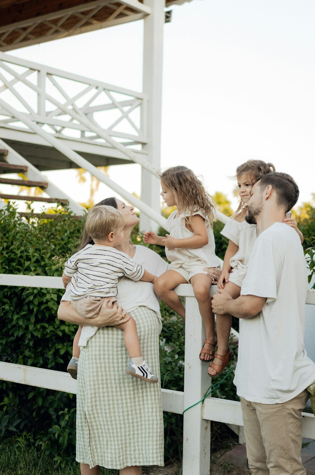 family discussing life insurance